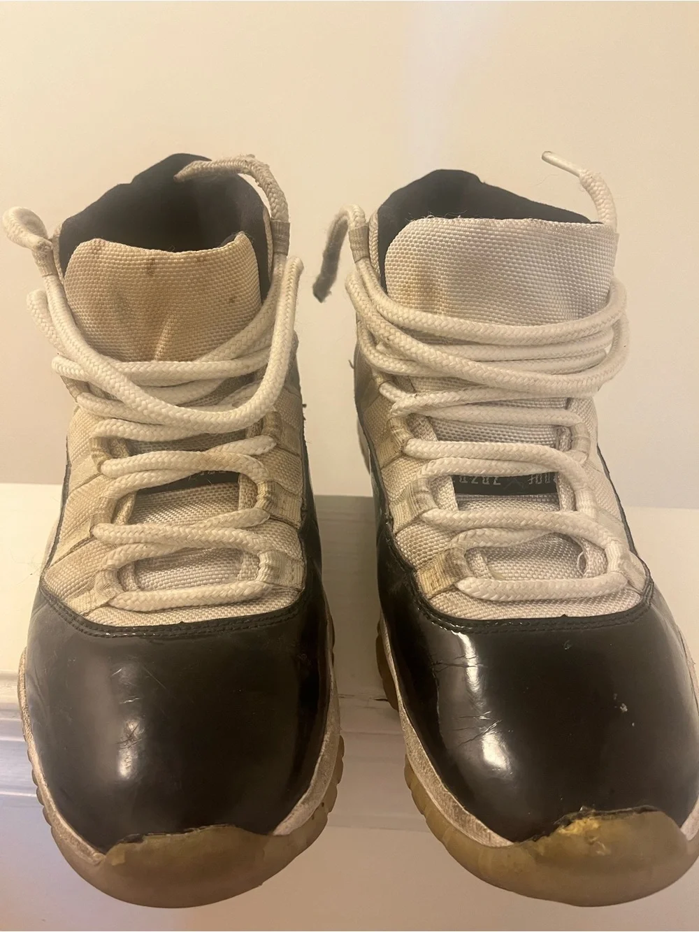 Beat up Jordan 11s. Size 9.